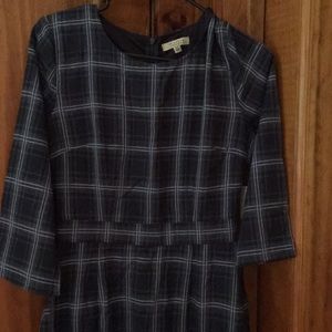 Plaid dress for fall